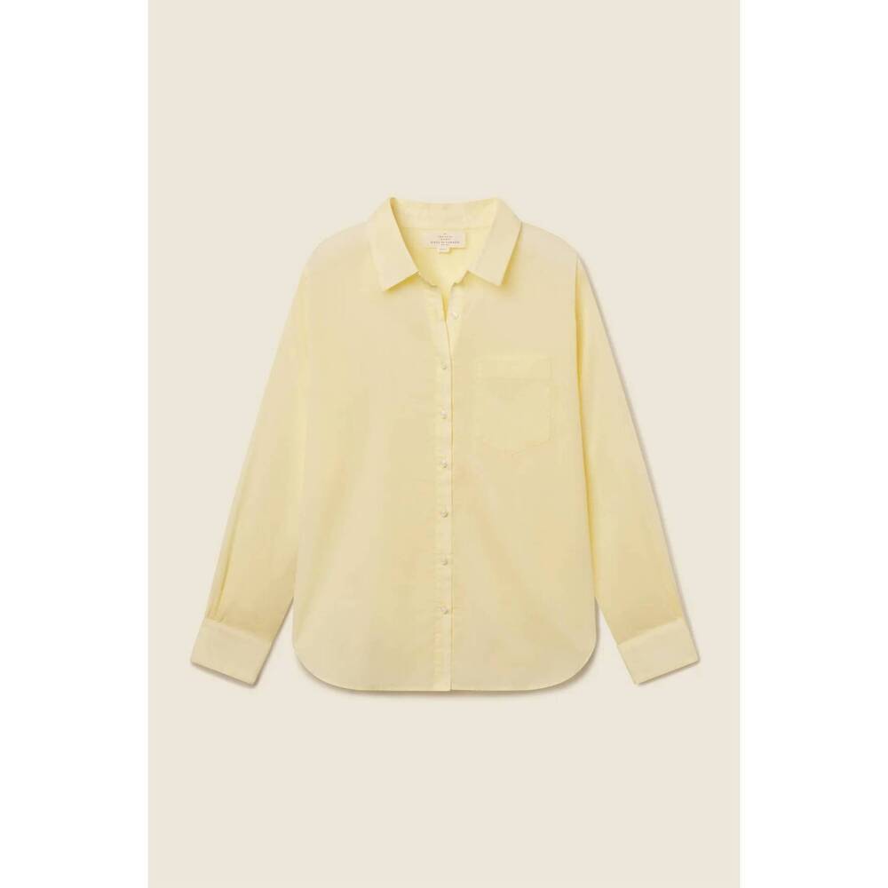 NEW TROVATA women's gracie button down in soleil